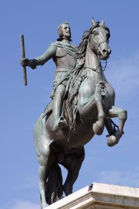 Statue équestre de Philippe IV (1605-65) Roi d